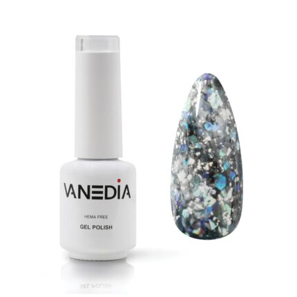 Vanedia - třpytivý gel lak, E2